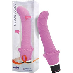 Seven Creations Silicone Classic Curved Ρεαλιστικός Δονητής 23cm Ροζ