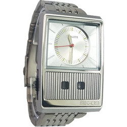 Nixon Score Ανδρικό Ρολόι με Μαύρο Μεταλλικό Μπρασελέ A066