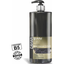 Yanni Extensions Caviar Hair Repair Pump Μάσκα Μαλλιών Κερατίνης για Επανόρθωση για Ξηρά Μαλλιά 1lt