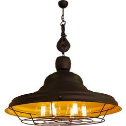 Home Lighting Κρεμαστό Φωτιστικό Οροφής Πολύφωτο Μαύρο 77-3215