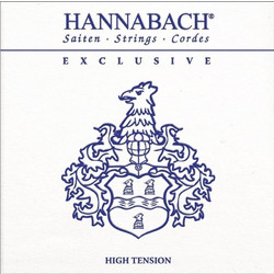Hannabach 652.747 Exclusive Σετ 6 Χορδές Κλασικής Κιθάρας Titanyl Hard Tension