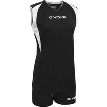 GIVOVA KIT VOLLEY BLK/WHT