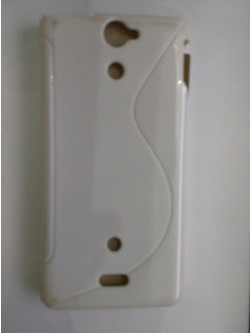 Sony Xperia V Θήκη Σιλικόνης TPU Gel - Aσπρο