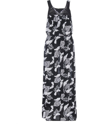 Superdry Morgan Maxi Καλοκαιρινό Καθημερινό Φόρεμα Μαύρο G80001AQ-NY2