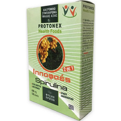 Protonex Bio Spirulina & Ιπποφαές 400mg 120 Ταμπλέτες