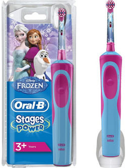 Oral-B Stages Power Frozen Παιδική Ηλεκτρική Οδοντόβουρτσα με Χρονομετρητή & Θήκη Ταξιδίου