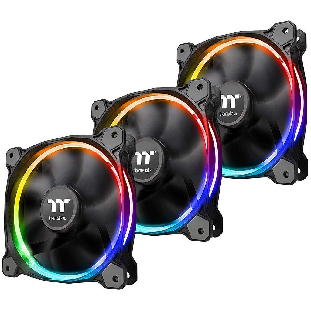 Pin Array Riing 12 Fan Thermaltake Riing Plus 12 Sync Edition Case Fan 120 mm RGB με Σύνδεση 4 ...