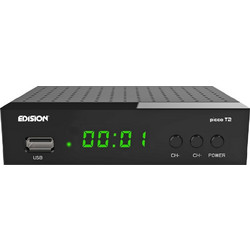 Edision Picco T2 Ψηφιακός Δέκτης Mpeg-4 Full HD με PVR