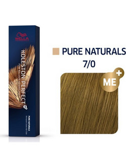 Wella Koleston Perfect Me+ Pure Naturals 7/0 Ξανθό Μόνιμη Βαφή Μαλλιών 60ml