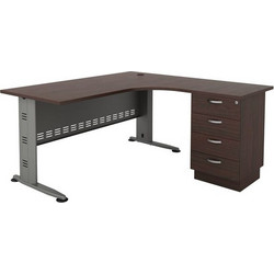 Woodwell Superior Γωνιακό Γραφείο Ξύλινο 150x150x70cm EO704,L
