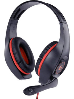 Gembird GHS-05-R Gaming Headset Over Ear Red Black