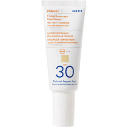 Korres Yoghurt Sensitive Skin Αντηλιακή Κρέμα Προσώπου με Χρώμα SPF30 40ml
