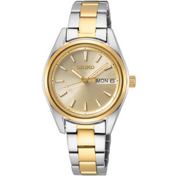 Seiko Γυναικείο Ρολόι με Χρυσό Μεταλλικό Μπρασελέ SUR354P1
