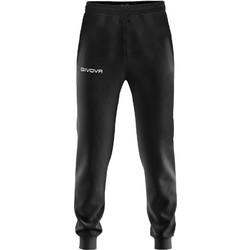 Givova Panta ALL Sport Ανδρικό Παντελόνι Φόρμας Fleece με Λάστιχο Μαύρο P024-0010