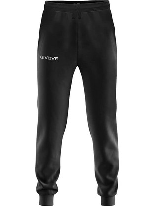 Givova Panta ALL Sport Ανδρικό Παντελόνι Φόρμας Fleece με Λάστιχο Μαύρο P024-0010