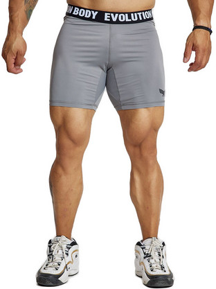 Evolution Body Ανδρικό Κολάν Ποδηλατικό Γκρι EVO-FIT 2561