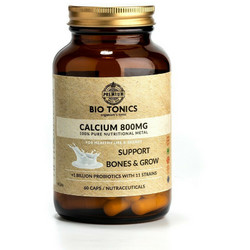 Bio Tonics Calcium 800mg Support Bones & Grow 60 Κάψουλες