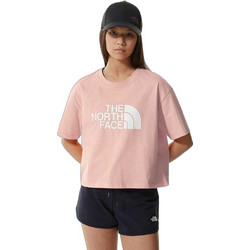 The North Face Easy Tee Γυναικείο Αθλητικό Crop Top Σομόν NF0A4T1R-LK6