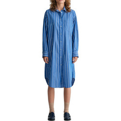 Gant Midi Καθημερινό Φόρεμα Μπλε 4503227-447