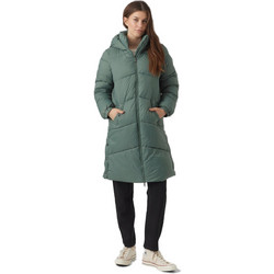 Vero Moda Γυναικείο Μπουφάν Χειμωνιάτικο Puffer Μακρύ Dark Forest 10303021