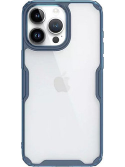 Nillkin Nature Pro Back Cover Transparent / Blue (iPhone 15 Pro Max)