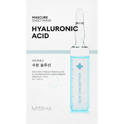 Missha Mascure Hydro Hyaluronic Sheet Μάσκα Προσώπου για Ενυδάτωση με Υαλουρονικό 28ml