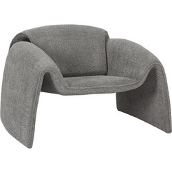 HomeMarkt Πολυθρόνα Γκρι Laforge HM9679.01