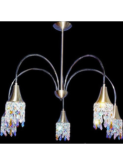 Swarovski Κρεμαστό Φωτιστικό Οροφής με Κρύσταλλα Πολύφωτο D2-30025-6906-62