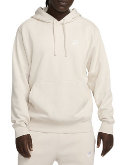 Nike Sportswear Club Ανδρικό Αθλητικό Φούτερ με Κουκούλα Εκρού BV2654-104