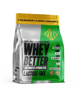 Gold Touch Nutrition Whey Better Enzymatic Hydrolysis Chocolate Πρωτεΐνη Ορού Γάλακτος Γράμμωσης Χωρίς Λακτόζη 908gr