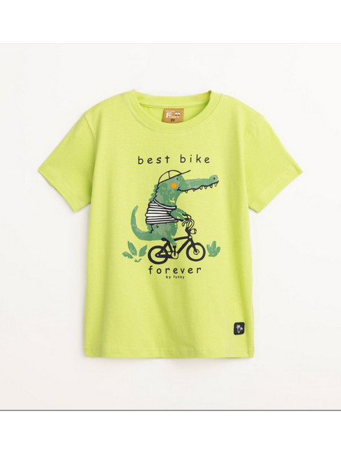 Funky Παιδικό T-Shirt Κοντομάνικο Lime 124-305121-1