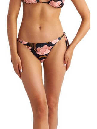 BLU4U Bikini Slip Floral Μαύρο Ροζ 24365206-02
