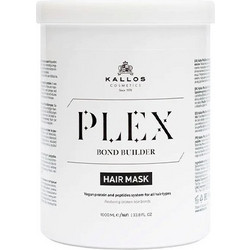 Kallos KJMN Plex Bond Builder Μάσκα Μαλλιών για Επανόρθωση για Ταλαιπωρημένα μαλλιά 1Lt