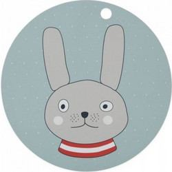 OYOY Mini Σουπλά Σιλικόνης Rabbit Ciel