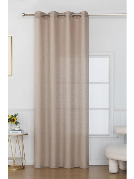 Βιοκαρπέτ Κουρτίνα Γάζα με Τρουκς 140x265 Soraya 300-04