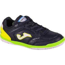 Joma Top Flex JR 2433 IN TPJS2433IN Παιδικά Ποδοσφαιρικά Παπούτσια Σάλας Μαύρα Πράσινα