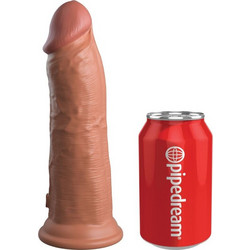 Pipedream King Cock Elite Ρεαλιστικό Dildo με Βεντούζα 20.3cm Caramel