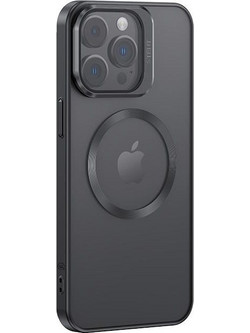Usams Geying MagSafe Back Cover Transparent / Black (iPhone 15 Pro)