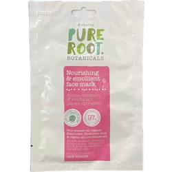 Ventus Pure Root Nourishing & Emollient Sheet Μάσκα Προσώπου για Ενυδάτωση με Υαλουρονικό 1τμχ