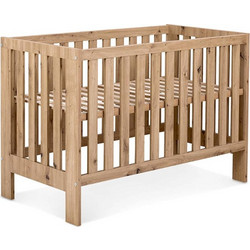 Klups Amelia II Oak Πολυμορφική Κούνια για Στρώμα 60x120cm Καφέ