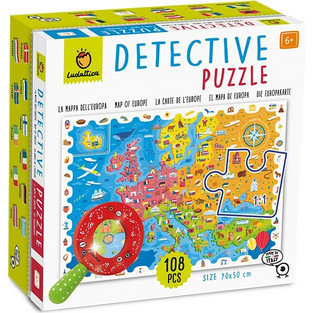 Παιδικό Puzzle Ludattica Ο Χάρτης Ευρώπης 108 Κομμάτια