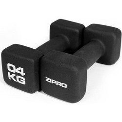 Zipro 10947184 Σετ Βαράκια Τετράγωνα Neoprene 2x4kg