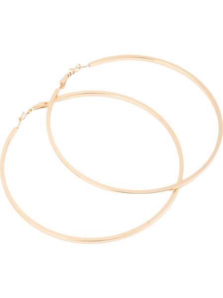 RO Accessories Γυναικεία Σκουλαρίκια Κρίκοι Ροζ Χρυσό E2G/90