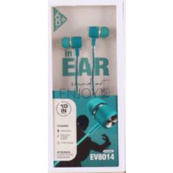 Elmcoei EV8014 Handsfree In-Ear 3.5mm Light Blue