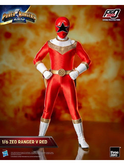 ThreeZero Power Rangers Zeo Ranger V Red 30cm