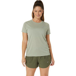 ASICS Core Top Γυναικείο Αθλητικό T-Shirt με Κουκούλα Πράσινο Mint 2012C335-308