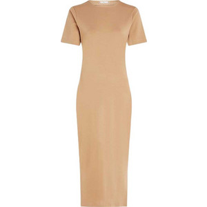 Tommy Hilfiger Midi Καλοκαιρινό Καθημερινό Φόρεμα Ταμπά WW0WW41274-RBL Tommy Hilfiger Midi Καλοκαιρινό Καθημερινό Φόρεμα Ταμπά WW0WW41274-RBL