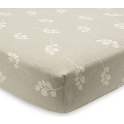 Jollein Twig Βρεφικό Σεντόνι Κούνιας με Λάστιχο 70x140 Olive Green