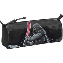 Safta Star Wars The Fighter Κασετίνα Βαρελάκι Μαύρη 812401742