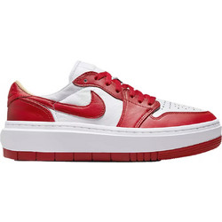 Jordan Air 1 Elevate Low Γυναικεία Sneakers Flatforms Λευκά Κόκκινα DH7004-116